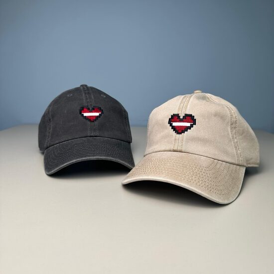 Cap - Latvian Heart (washed)